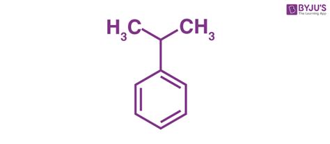 Give the structure of cumene - BYJU'S QnA