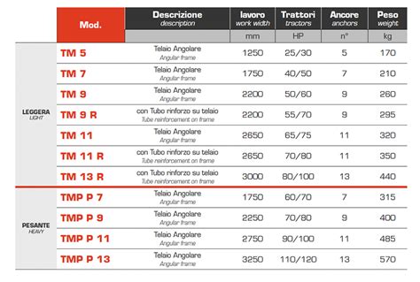 Series TM TMP P ANGELONI SRL