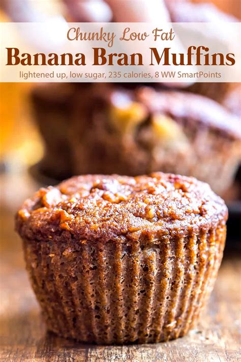 Weight Watchers Low Fat Banana Bran Muffins Simple Nourished Living