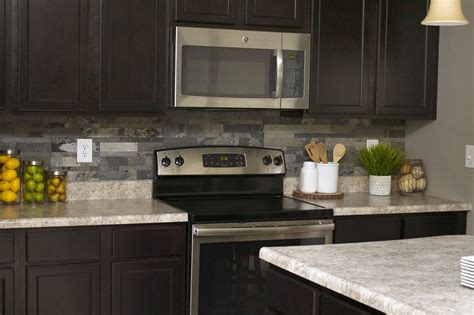 Faux Stone Kitchen Backsplash - How To Nest For Less