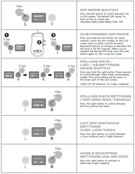 Cougar Surpassion Gaming Mouse User Manual