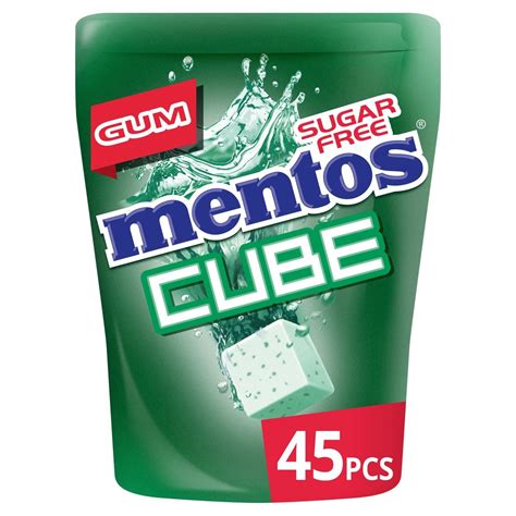 Mentos Gum Cube Ice Green Mint Bottle 90 g | Carrefour Site