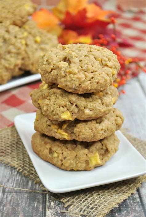 Fresh Apple Oatmeal Cookies Recipe - Sweet Pea's Kitchen