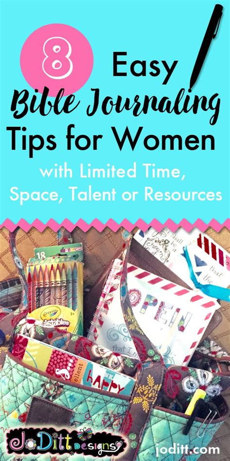 Eight Easy Bible Journaling Tips For Women With Limited Time Space