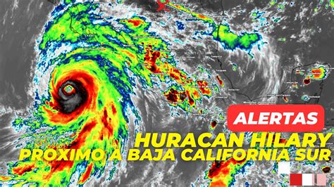 URGENTEHURACAN HILARY LLEGA CON CONDICIONES CATASTROFICAS EN PARTES