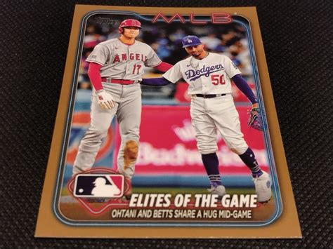 Topps Series Elites Of The Game Gold