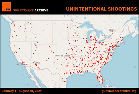 Charts And Maps Gun Violence Archive