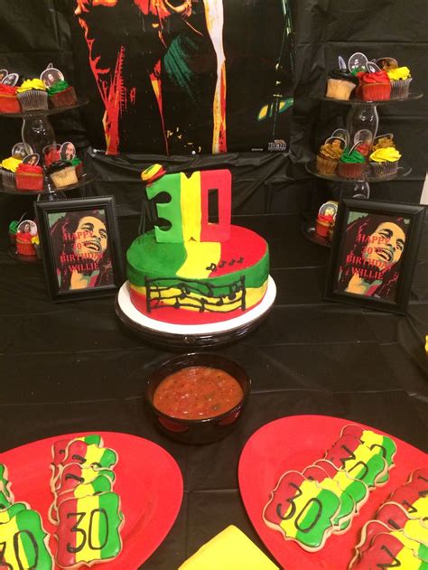 Bob Marley Themed Party Rasta Party Jamaican Party Bob Marley Cakes