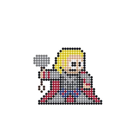 Marvels The Avengers Thor Perler Bead Pattern Perler Bead Patterns