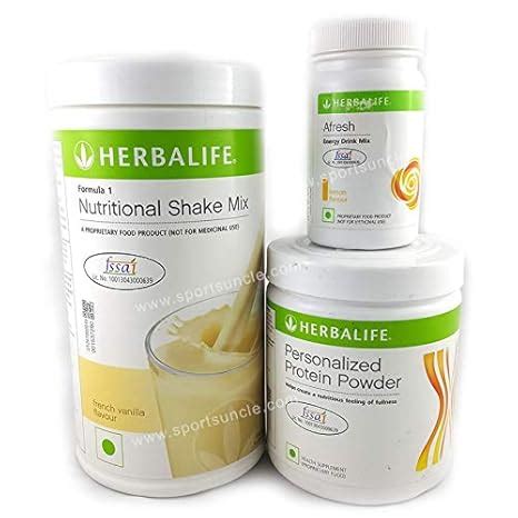 Herbalife Nutrition Shake Mix Vanilla Flavour Weightloss Package