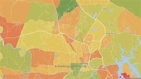 The Best Neighborhoods in Bartow County, GA by Home Value ...