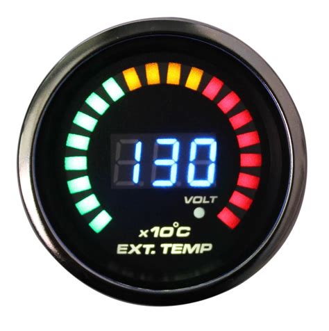 China 2 52mm Auto Gauges For 20 LED Digital Gauge 6239 China