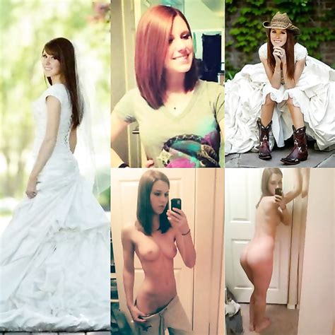 Real Amateur Newly Wed Wives Get Naughty In Their Wedding Pic Of 66