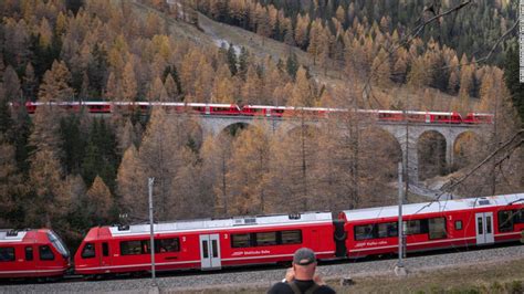 El Tren M S Largo Del Mundo Completa Un Viaje R Cord En Los Alpes