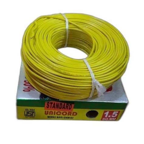 1 5 Sq Mm Unicord PVC FR Multi Strand Wire 90 M At Rs 1140 Roll In