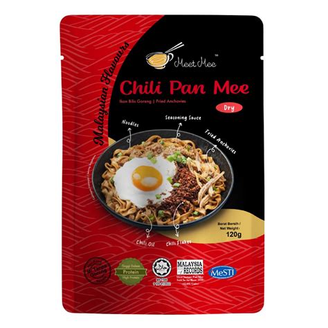 Meet Mee Chili Pan Mee Anchovies Thick Noodles Ntuc Fairprice