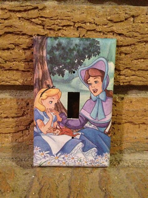 Alice In Wonderland Light Switch Cover Dinah Alice In Etsy