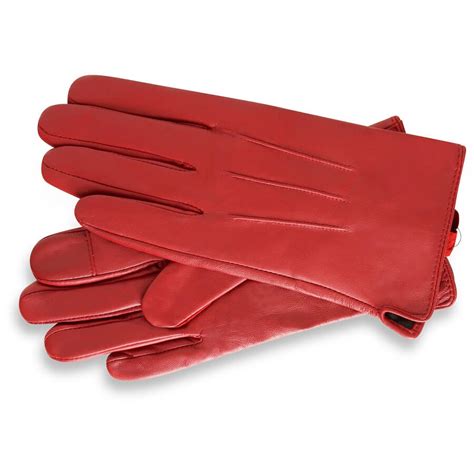 Red Leather Gloves Barneys Originals Free Uk Delivery