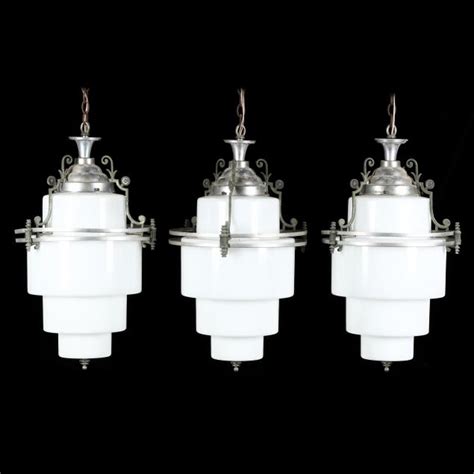 Three Large Art Deco Pendant Lights (Lot 3258 - Modern Art & Design, Arts of the SouthNov 19 ...