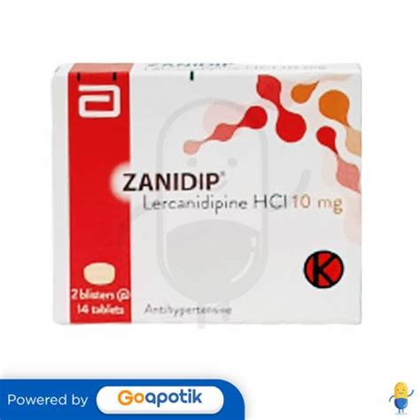 Zanidip Mg Box Tablet Kegunaan Efek Samping Dosis Dan Aturan