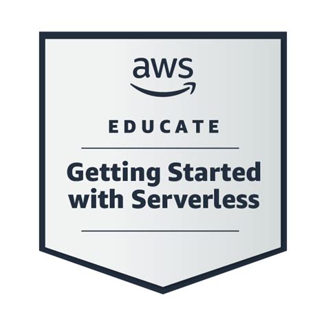 Aws Educate Getting Started With Serverless Credly