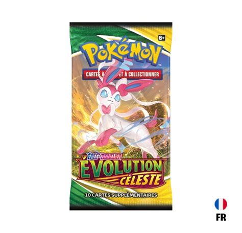 Acheter Booster Pack Évolution Céleste FR Pokémon EB07 en ligne