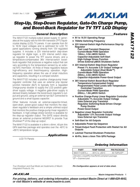Max 17122 | PDF | Bipolar Junction Transistor | Mosfet