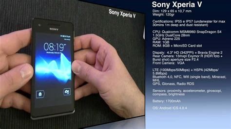 Sony Xperia V Unboxing ENG By TechnoLost YouTube