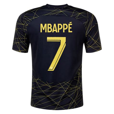 Kylian Mbappé Paris Saint-Germain (PSG) 22/23 Fourth Jersey by Nike – Arena Jerseys