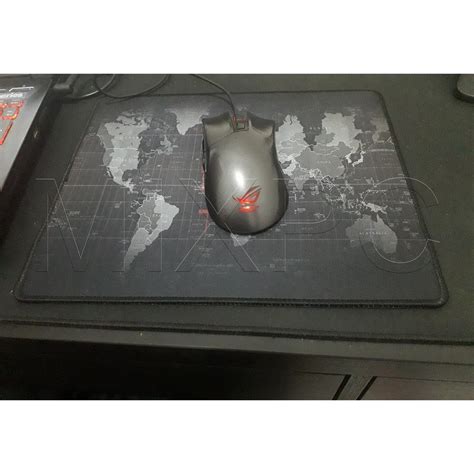 Jual Ready Gaming Mouse Pad Motif Peta Dunia X Mm Black