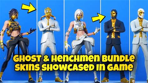 New Ghost Bundle Skins Showcased In Game Fortnite Ghost Hush Ghost