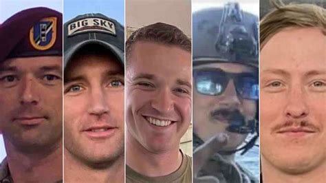 Army Special Ops Soldiers Killed In Helicopter Crash Identified