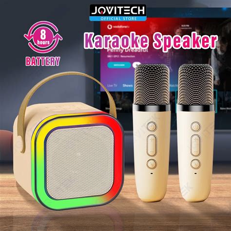 Jual 2024 Baru Jovitech Karaoke Speaker Wireless Bluetooth 2 Mic 1