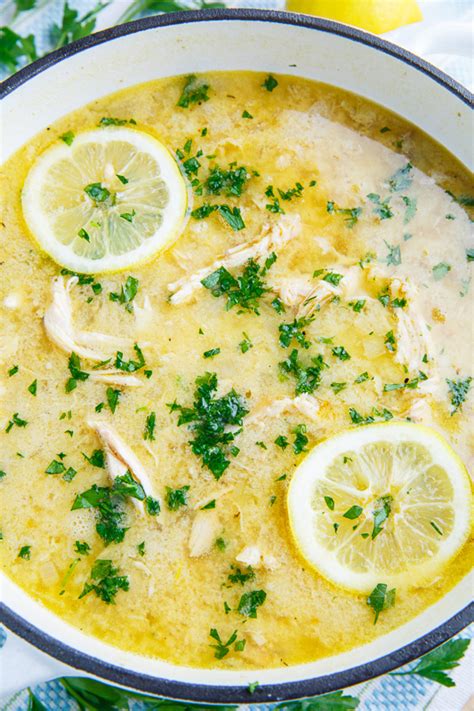 Avgolemono Soup Aka Greek Lemon Chicken Soup Closet Cooking