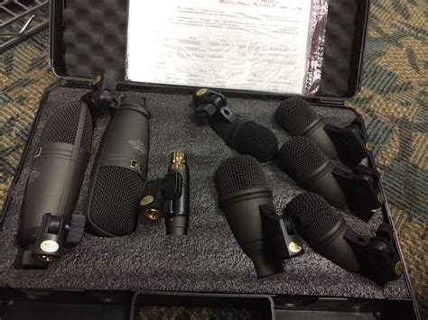 BRAND NEW SUPERLUX DRK F5H3 8 Piece Drum Mic Set Microphone Drum