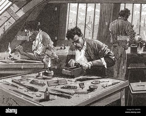 Diamond cutting 19th century hi-res stock photography and images - Alamy