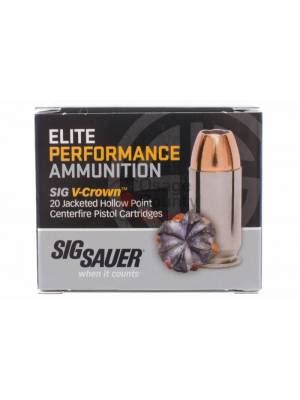 Sig Sauer Elite V Crown Magnum Jhp Gr Rd Iowa Gunshop Usa