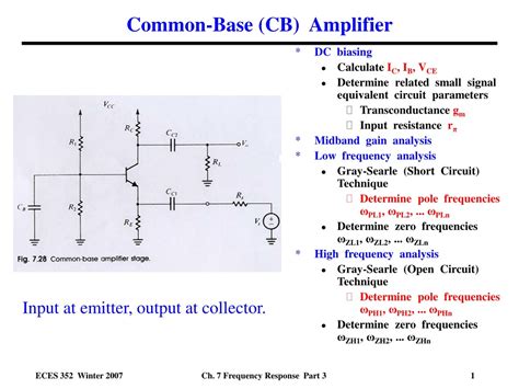 Ppt Common Base Cb Amplifier Powerpoint Presentation Free Download Id9175033