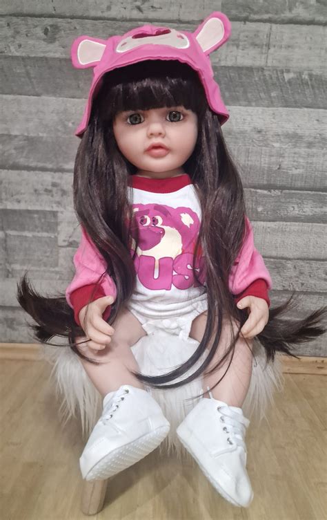Reborn Lulu, 55 cm, fabricata integral din silicon, model 2 - Zarela