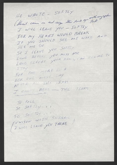 Lot Detail - Elvis Presley Handwritten Concert Lead In and Lyrics for ...