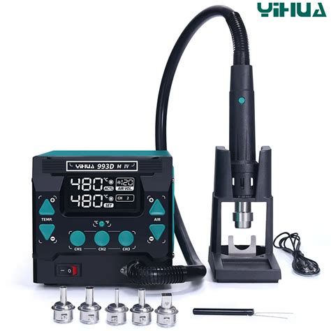 YIHUA DM IV W Hot Air Welding Station Temperature Control BGA Rework Soldering Station