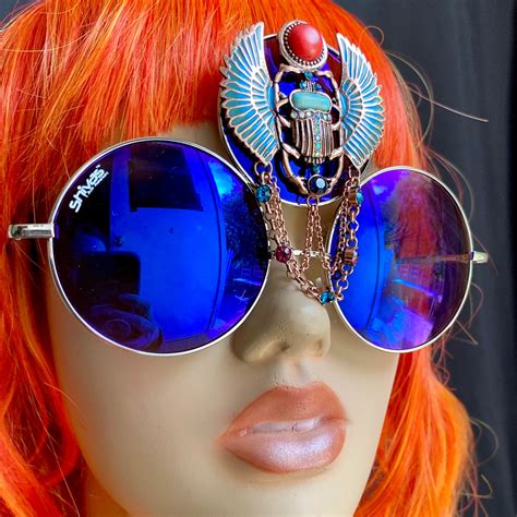 Third Eye Sunglasses Rave Festival Outfit Shades Glasses Etsy