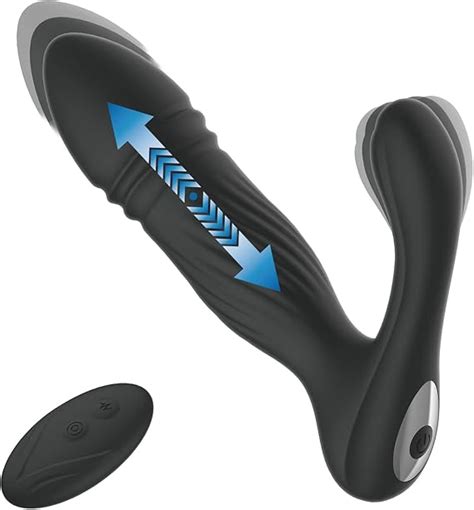 Prostate Massager Thrusting Vibrator Adult Sex Toys Anal Vibrator Butt