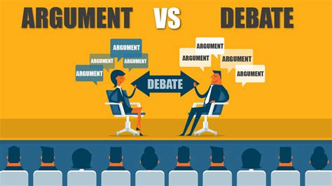 No Argument Theres A Difference Between Argue And Debate Yourdictionary