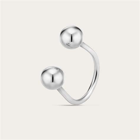 Ring with two balls | Balagan Studio