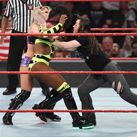 Women of WWE — Raw 6/24/19: Naomi & Natalya vs. Alexa Bliss