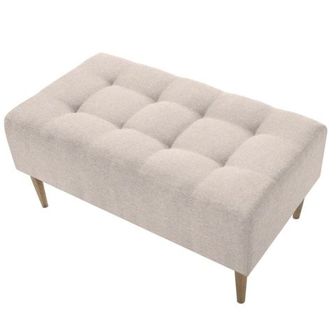 Mini Recamier Duque Descanso Para P S Linho Nude Decore Casa Recamier Cal Adeira