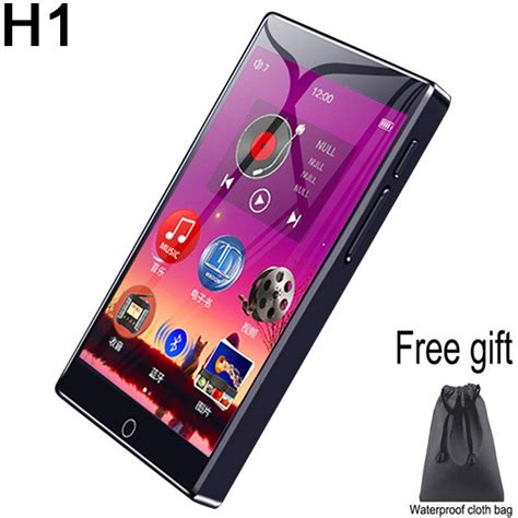 RUIZU H1 4 дюйма Сенсорный экран Bluetooth 5,0 MP3 плеер с Встроенный ...