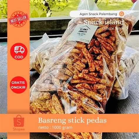 Jual Basreng Kg Basreng Stick Pedas Dan Pedas Daun Jeruk Dengan