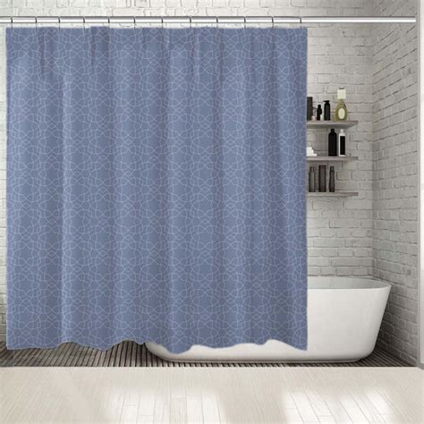 Latitude Run® Geometric Shower Curtain Set Hooks Wayfair